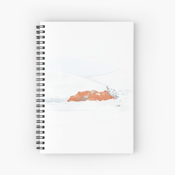 sticky bear in the snow notebook