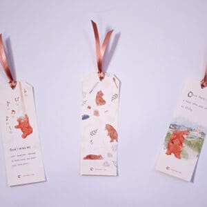 sticky bear bookmarks